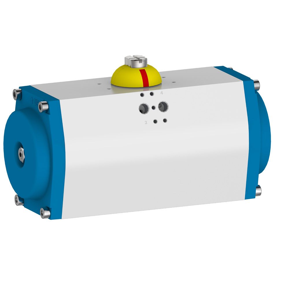 118er GT Schwenkantrieb - Federkraft öffnend, Bohrbild F07/F10, einseitige Endlageneinstellung, Ritzel NP22, CCW-C