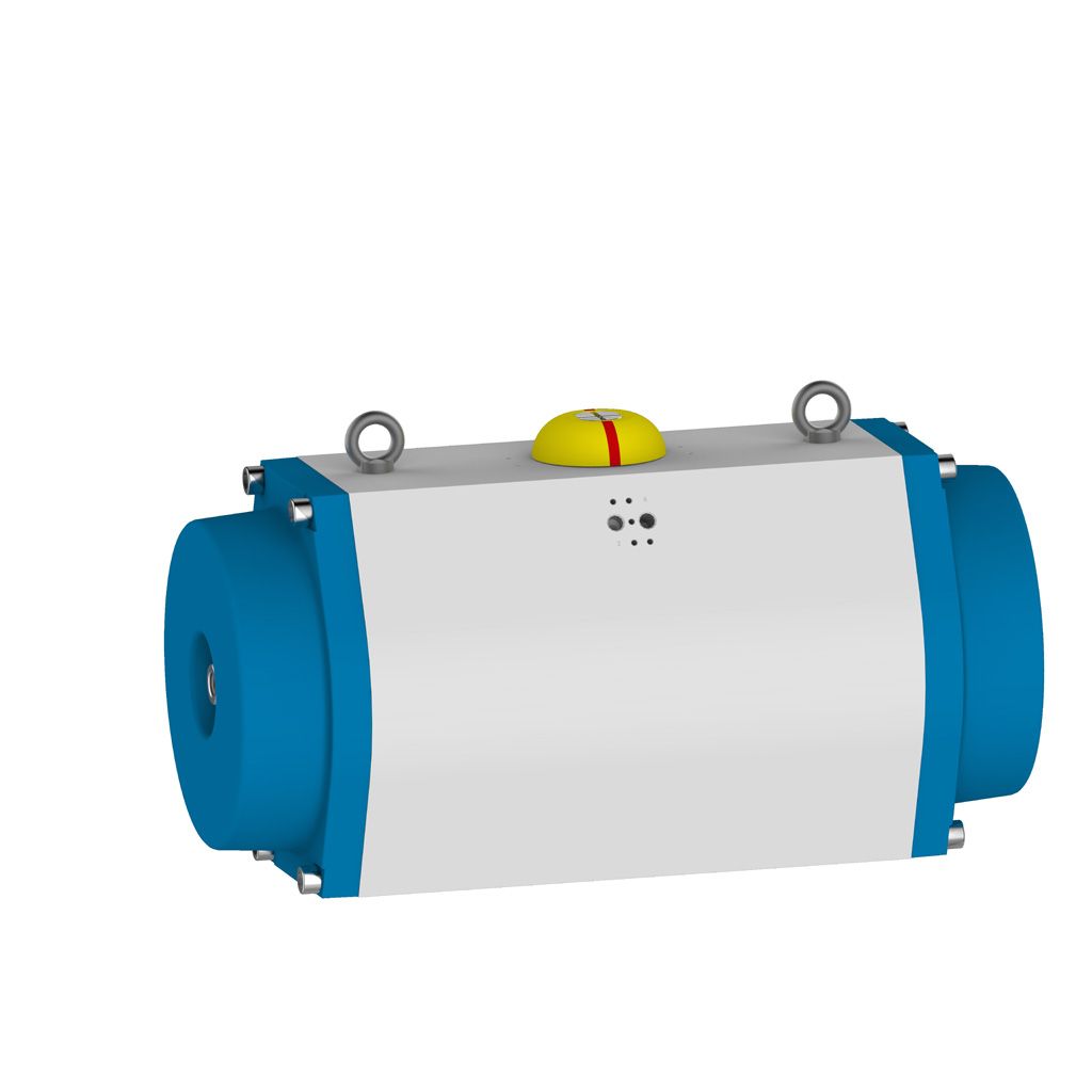 254er GT Schwenkantrieb - Federkraft öffnend, Bohrbild F16, einseitige Endlageneinstellung, Ritzel NP46, CCW-C