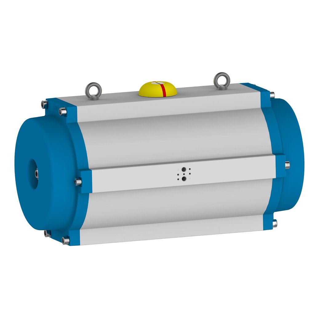 300er GT Schwenkantrieb - Federkraft öffnend, Bohrbild F16, einseitige Endlageneinstellung, Ritzel NP46, CCW-C