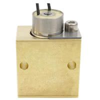 Montageblock Ø7mm für Mikroventile aus Aluminium - M5