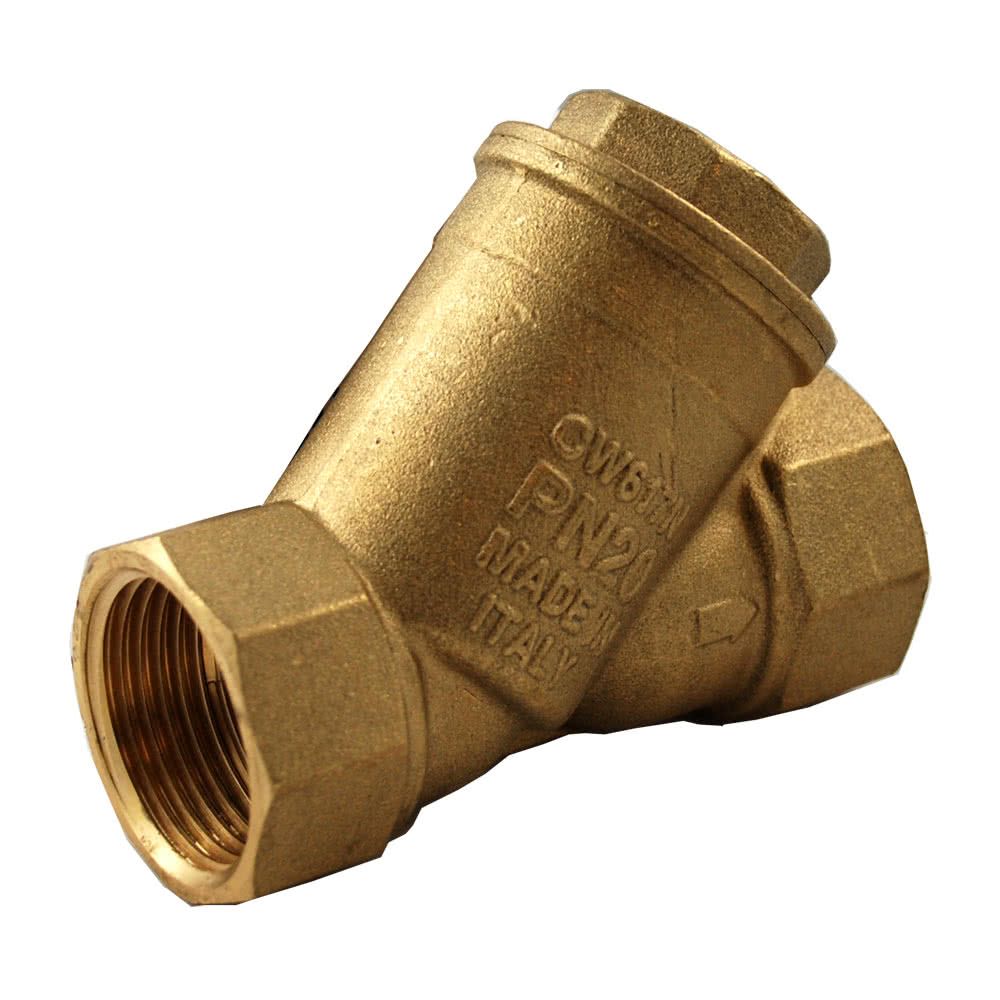 Schmutzfänger, Messing, Y-Filter, G 3/4, Maschenweite 500µm