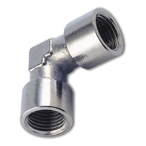 Winkel-Verschraubung mit BSPP- und metrischem Gewinde