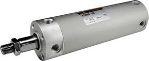 SMC Pneumatik - C(D)G1KR, Druckluftzylinder, verdrehgesichert, doppeltwirkend, Standardkolbenstange, Direktmontage, eingebauter Magnetring, 20, 150, ohne Signalgeber