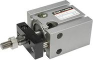 SMC Pneumatik - C(D)UK, Zylinder für Direktmontage, verdrehgesichert, Standardkolbenstange, 16, 5, (Einfachwirkend Federkraft eingefahren), ohne Signalgeber