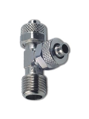 T-Schnellanschlussverbinder seitlich mit BSPT-Außengewinde