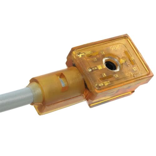 Leuchtende Leitungsdose Bauform B(I) 230V AC mit LED und Schutzbeschaltung - 3,0m PUR Kabel