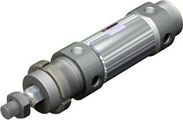 SMC Pneumatik - C(D)76K, Druckluftzylinder, doppeltwirkend, einseitige Kolbenstange, verdrehgesichert , eingebauter Magnetring, (Gewinde beidseitig), 32, 500, Ohne Faltenbalg, (Bandmontage), Standard