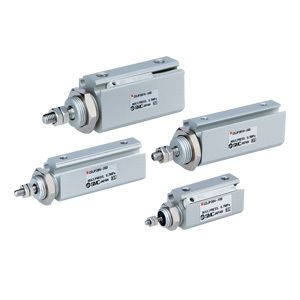 SMC Pneumatik - C(D)JP2, Miniaturzylinder, doppeltwirkend, Standardkolbenstange, (Grundausführung), 6, 5, Gewinde, ohne Signalgeber, 0.5 m (oder keine bei Ausführung ohne Signalgeber)