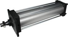 SMC Pneumatik - C(D)S1*N, Druckluftzylinder, doppeltwirkend, Standardkolbenstange, ohne Schmierung, (Standard), Aluminiumrohr, Stahlrohr, 200, Rc, 125, ohne Faltenbalg, pneumatische Dämpfung