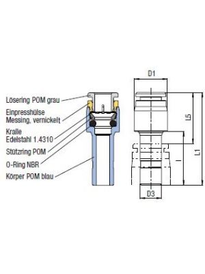 AVS-947P-D Gerader Steckanschluss