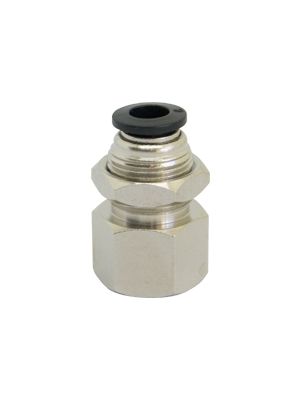 Schott-Steckanschlussverbinder mit BSPP-Gewinde vernickelt